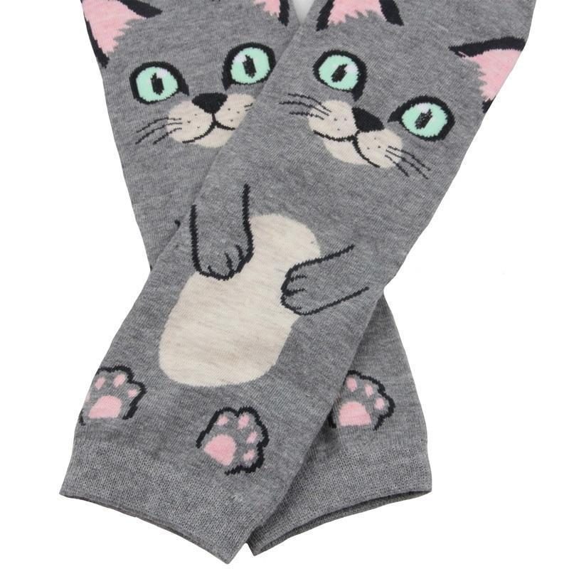 5 Paires De Chaussettes De Style Chat Drôle