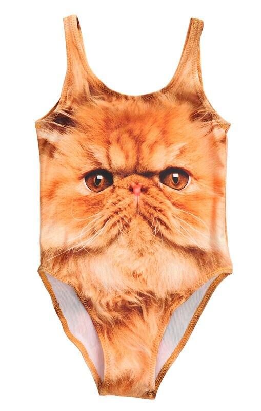 Adorable Maillot De Bain À Imprimé Animal