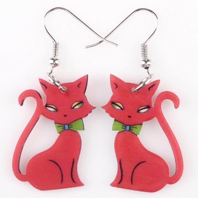 Boucles D'oreilles Chat Impertinent