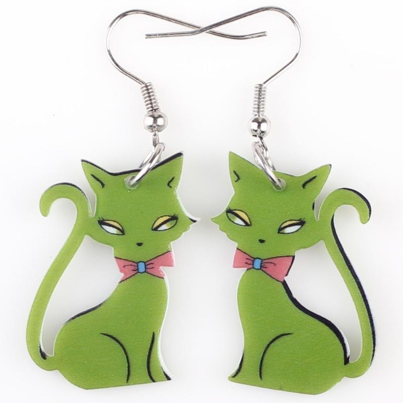 Boucles D'oreilles Chat Impertinent