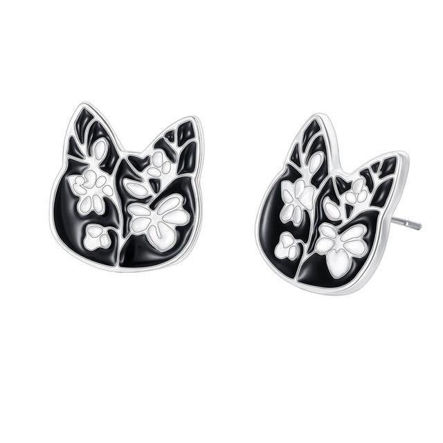 Boucles D'oreilles Fleur De Chat