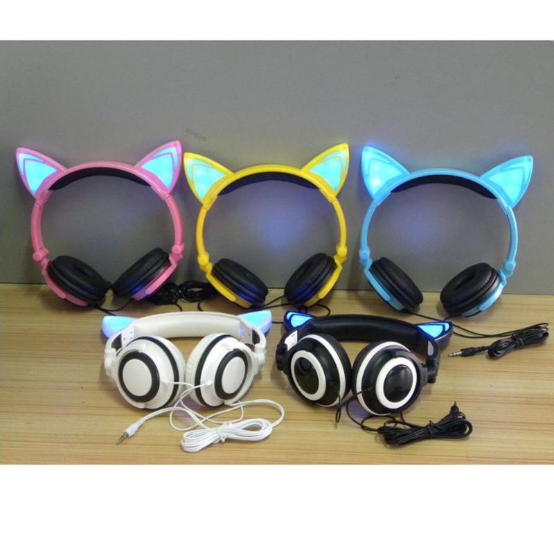 Casque De Chat Clignotant Pliable