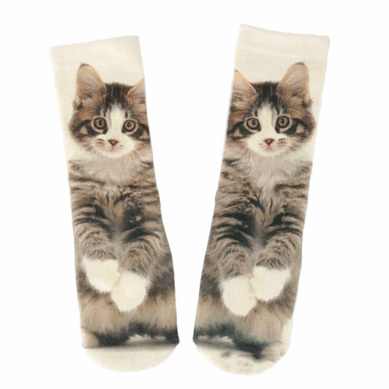 Chaussettes De Chat Imprimées En 3d