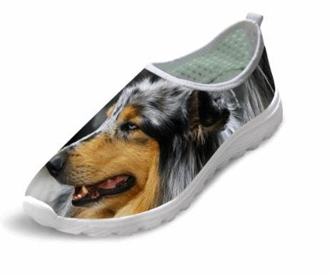 Chaussures De Maille D'air D'impression De Chien De Style Mignon