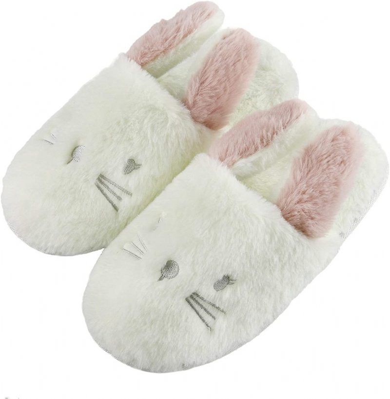 Chaussures D'intérieur En Peluche Lapin