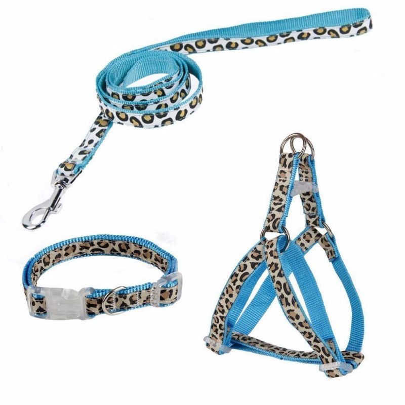 Ensemble De Harnais De Collier De Contrôle De Chien Réglable Laisse Pour Animaux De Compagnie