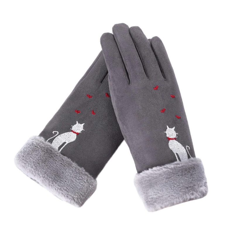 Gants À Écran Tactile De Mitaines Chaudes À Doigt Complet Pour Téléphone Intelligent