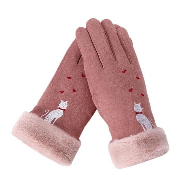 Gants À Écran Tactile De Mitaines Chaudes À Doigt Complet Pour Téléphone Intelligent