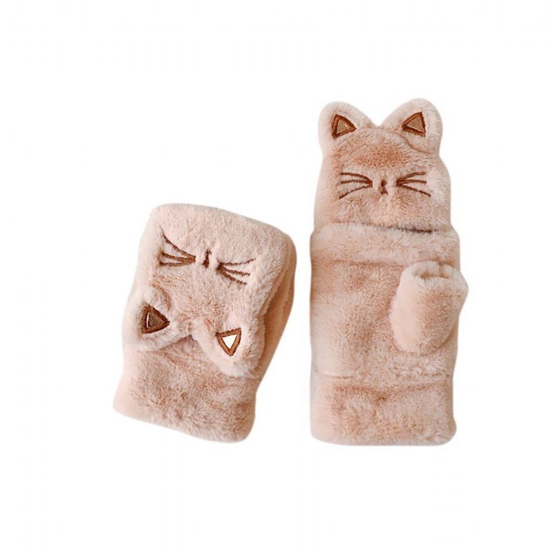 Gants En Peluche À Écran Tactile Pour Chat