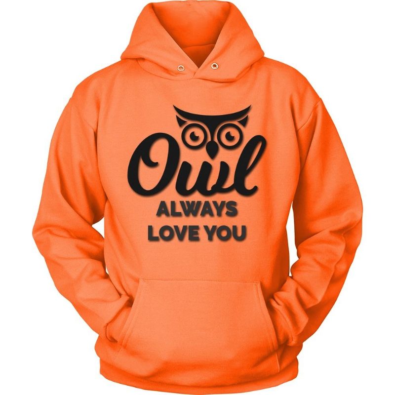 Hibou Toujours T'aime Sweat À Capuche