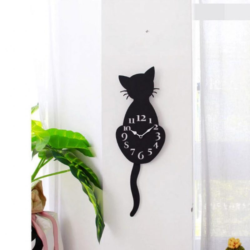 Horloge Murale Chat Mignon