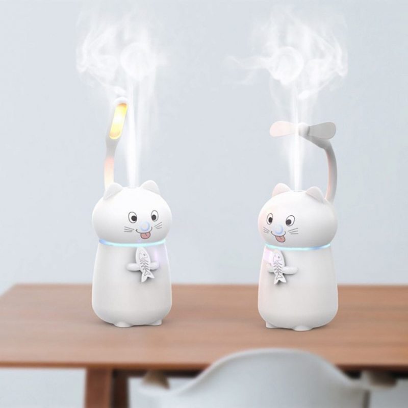 Humidificateur D'air Cute Cat 3 En 1 Humidificateur