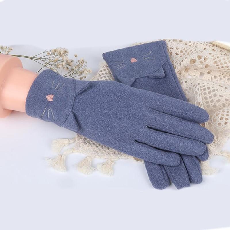 Jolis Gants De Broderie