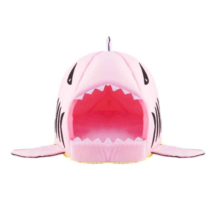 Maison Pour Chat Requin Avec Coussin De Lit Amovible