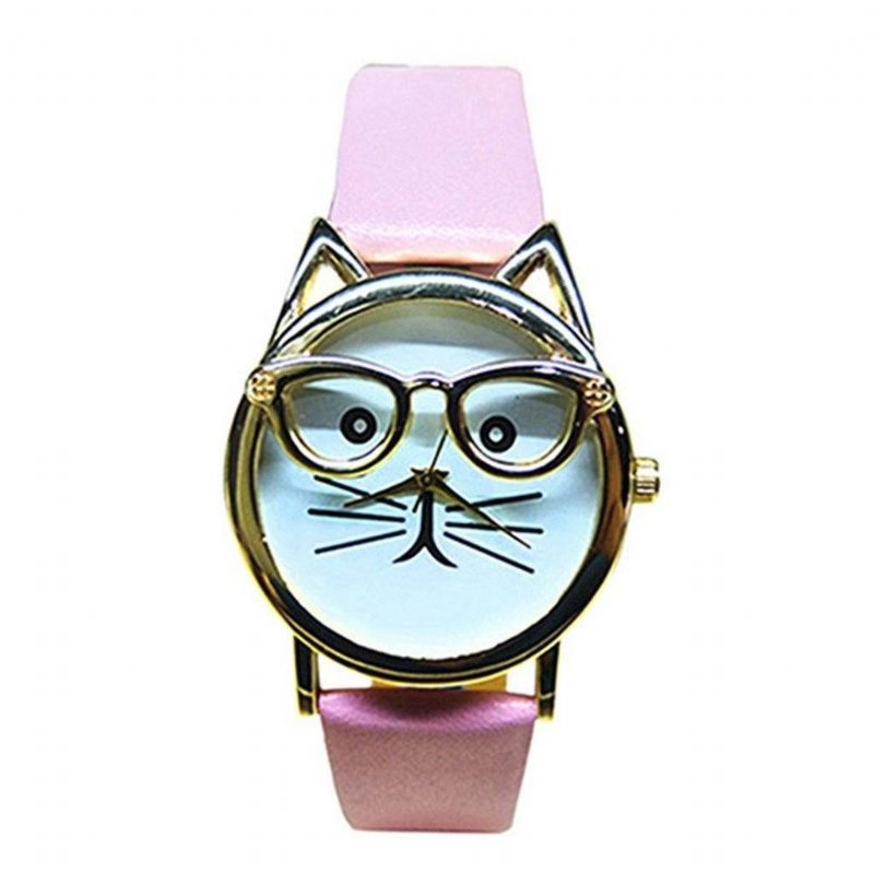 Montre En Cuir Pour Amoureux Des Chats Cattitude