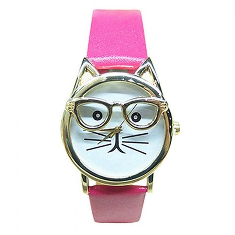 Montre En Cuir Pour Amoureux Des Chats Cattitude