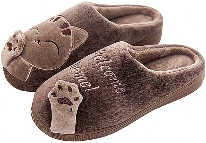 Pantoufle De Chaussure D'intérieur De Conception De Chat