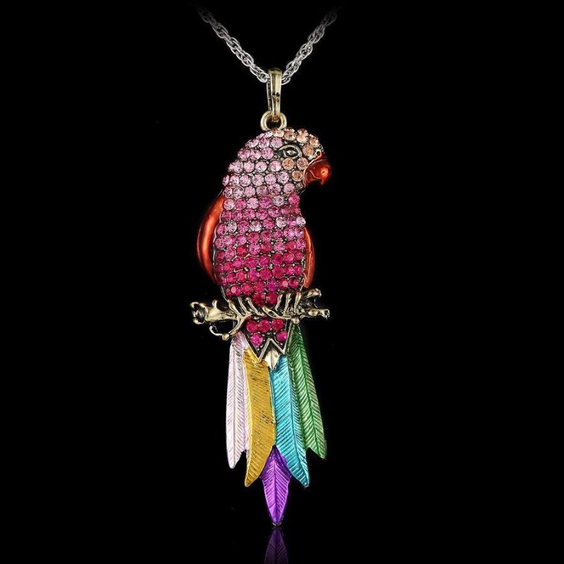 Pendentifs Colorés De Perroquet Oiseau Exquis