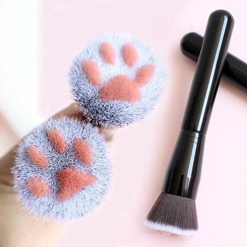 Pinceau De Maquillage En Forme De Griffe De Chat Mignon