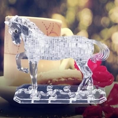 Puzzle De Cristal De Cheval 3d