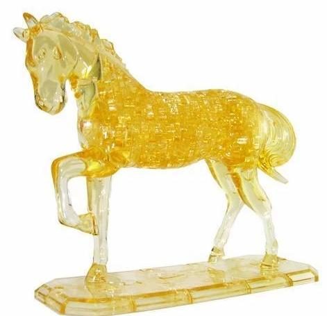 Puzzle De Cristal De Cheval 3d