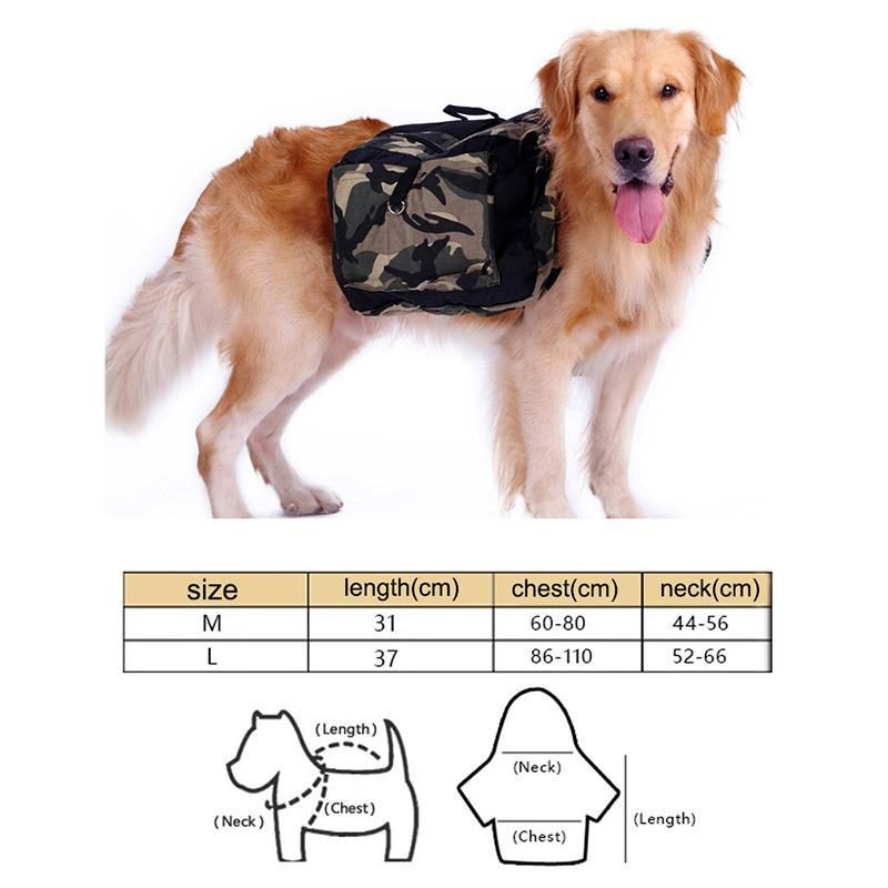 Sac À Dos D'extérieur Camouflage Pour Animaux De Compagnie