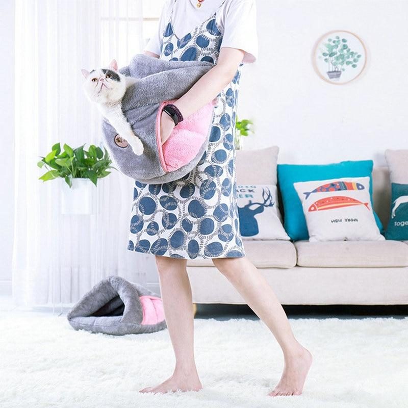 Sac De Couchage Pour Animaux De Compagnie Style Pantoufle