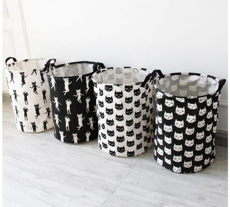 Sac De Rangement Pliable Design Chat