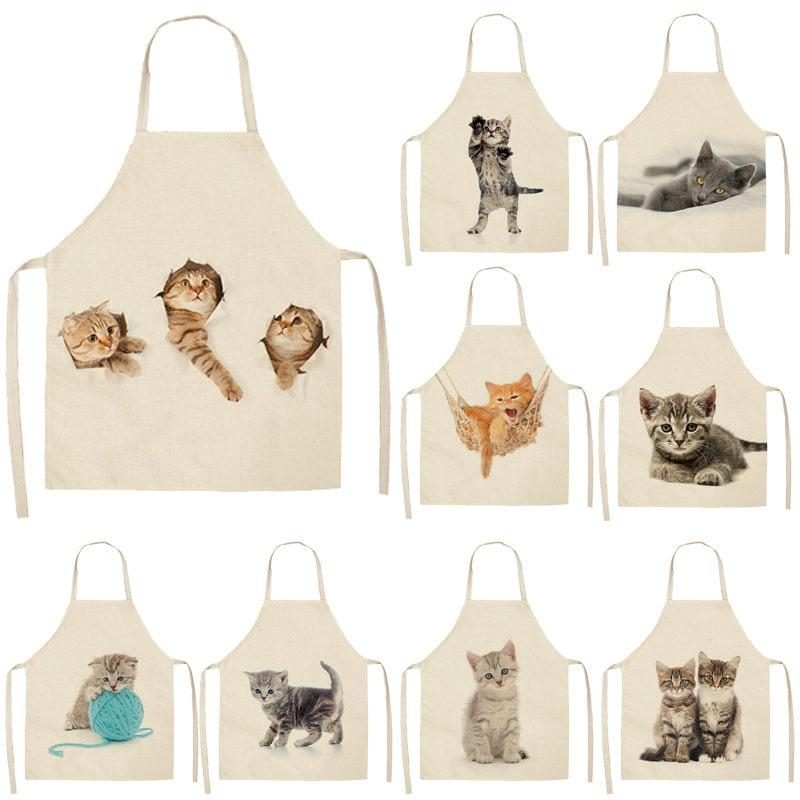 Tablier De Cuisine À Motif De Chat