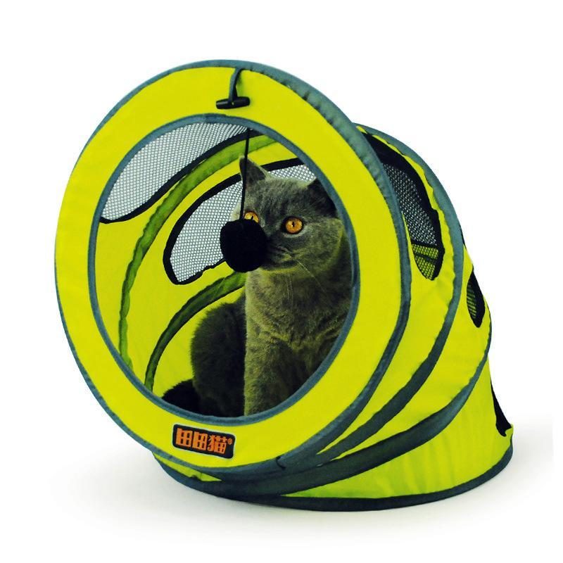 Tunnel De Lit Pliable Pour Chat