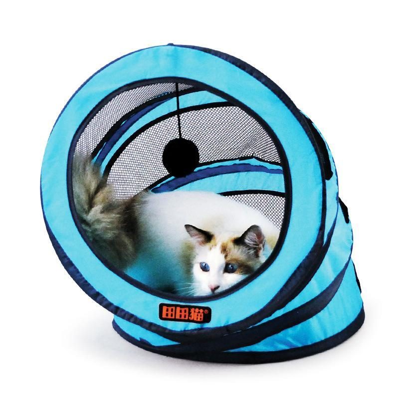 Tunnel De Lit Pliable Pour Chat